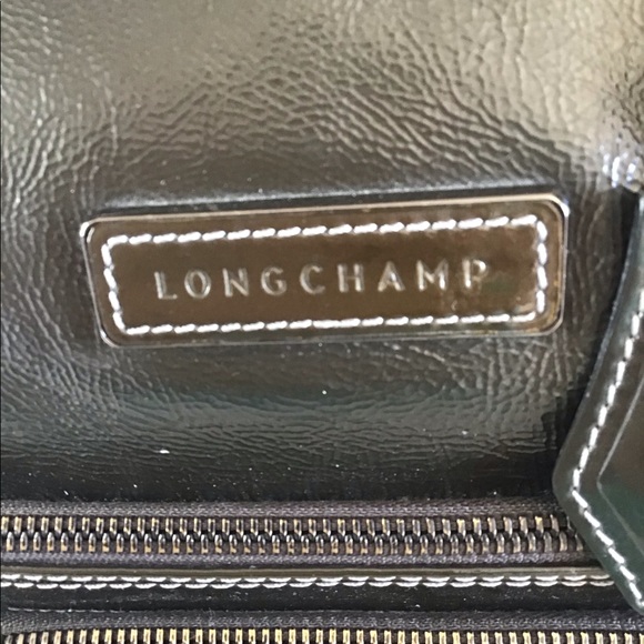 🛍Longchamp Large Legende Verni Satchel Bag - Picture 6 of 13
